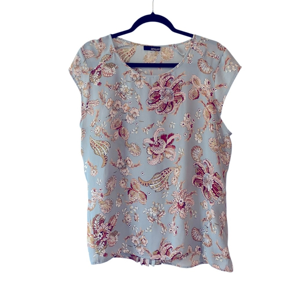 Renuar Floral Blouse Medium‎
